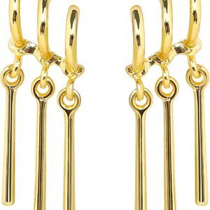 One Piece Anime Earrings Jewelry 2 Piece Set for Men and Women, Just One Ear Pie